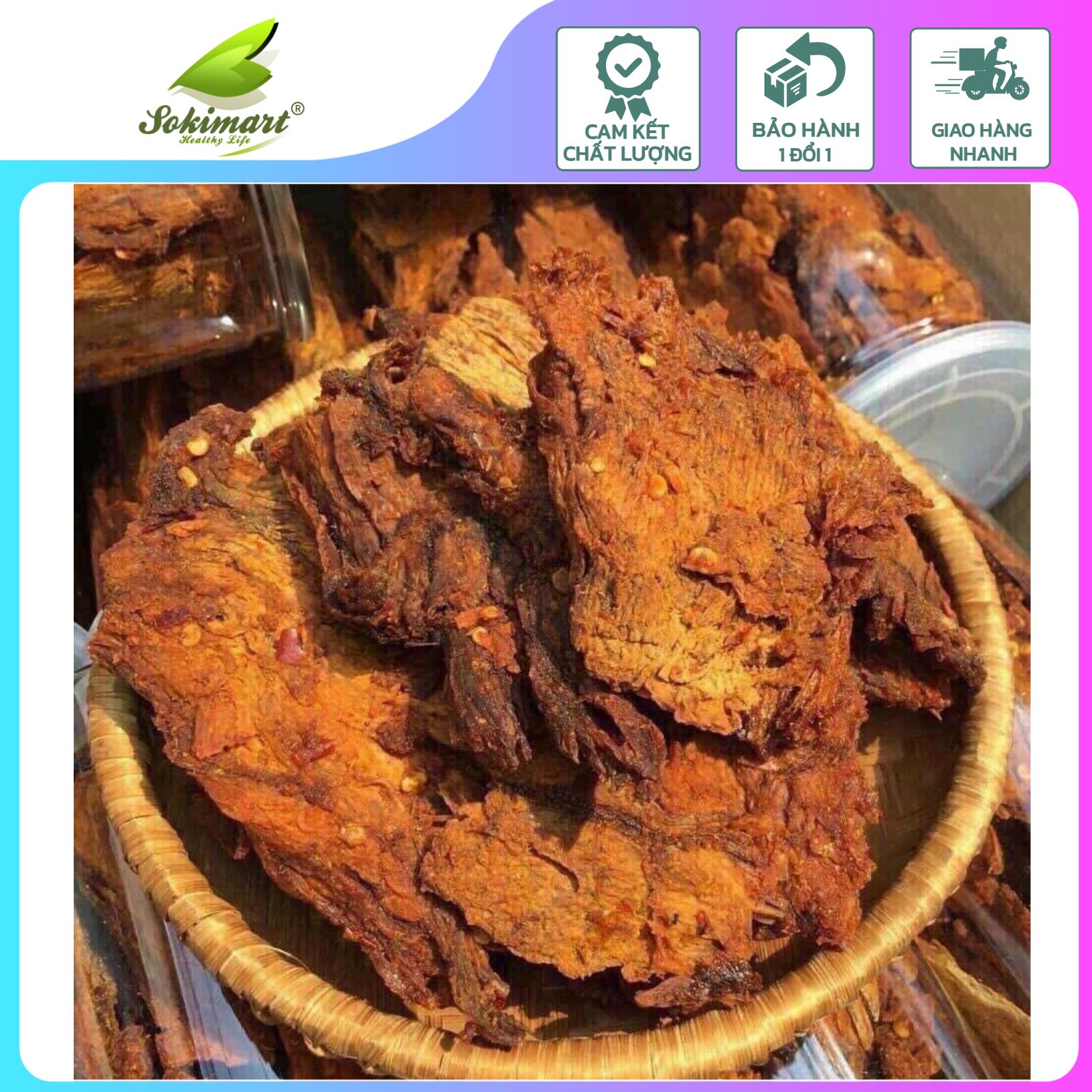 Khô bò giòn Hồng Ngự - 200g