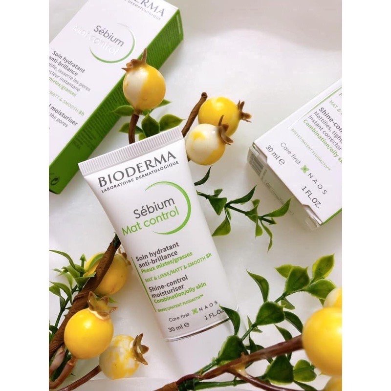 Kem Dưỡng Ẩm Cho Da Dầu Mụn_Se Khít Lỗ Chân Lông BIODERMA xanh lá_ FREESHIP