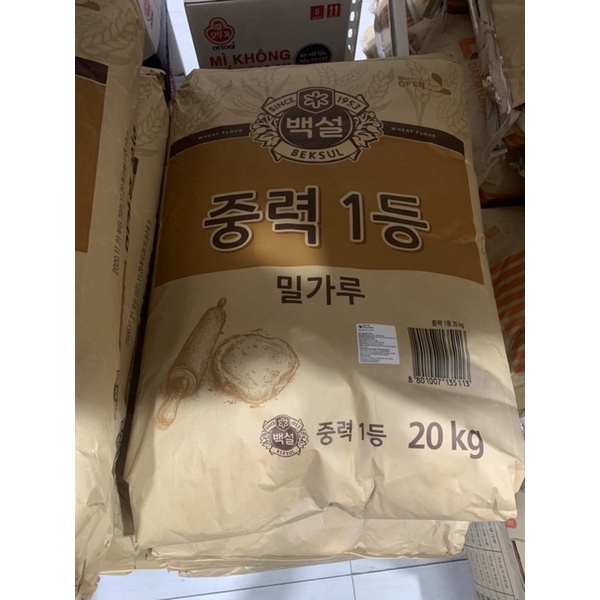 Bột mì làm bánh hàn quốc bao 20kg dành cho nhà hàng