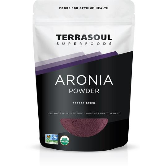 Bột quả Aronia hữu cơ - Terrasoul Superfoods - 113g