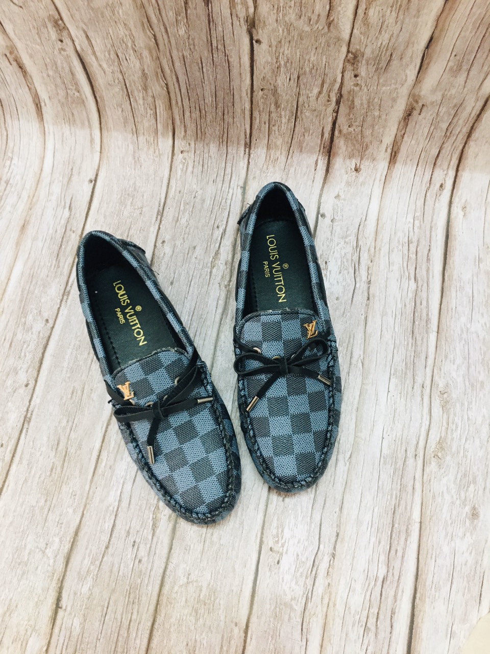 Giày Lười Thời Trang Kẻ Caro Dành Cho Giới Trẻ - lazini