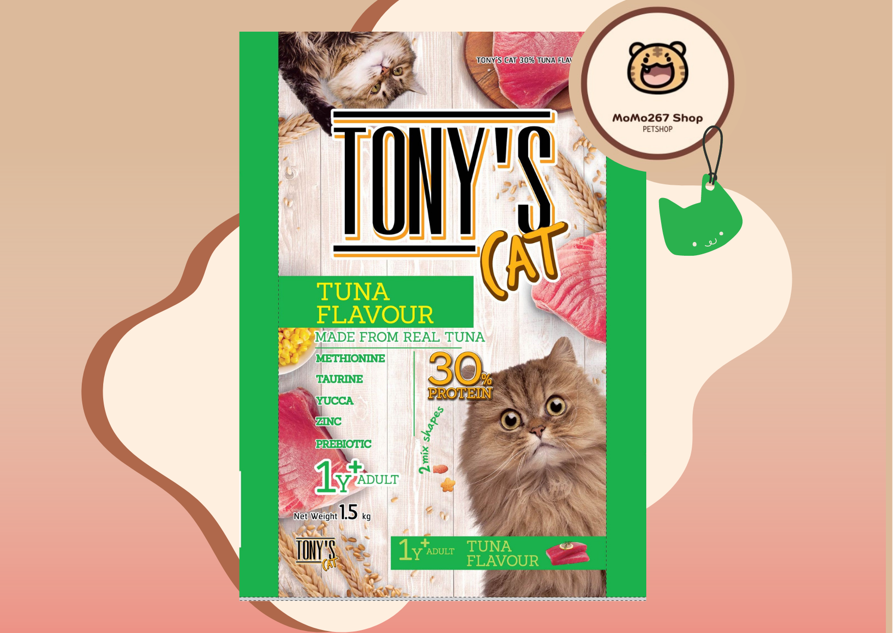 Thức ăn cho mèo Tony s Cat Bao 15kg