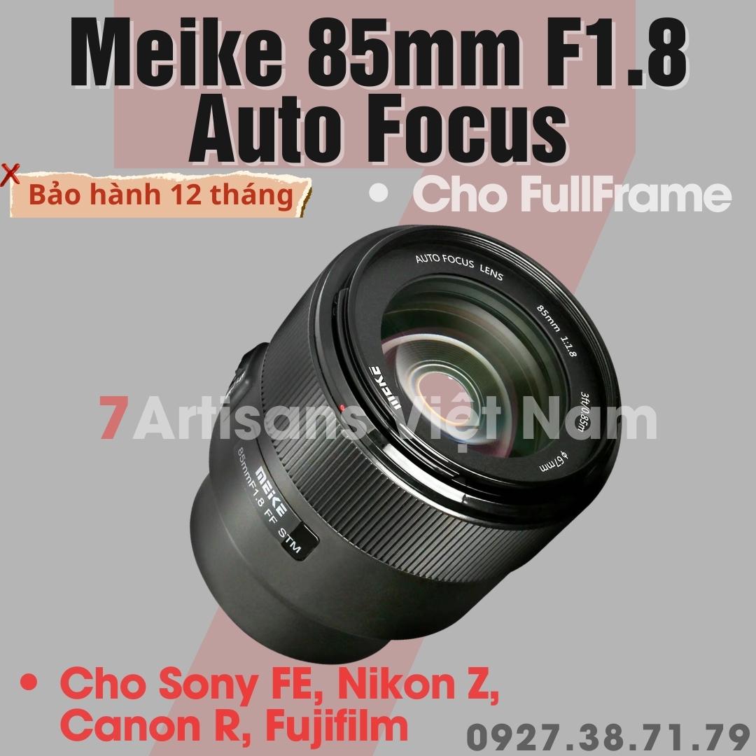 Ống kính Meike 85mm F1.8 Auto Focus cho Full
