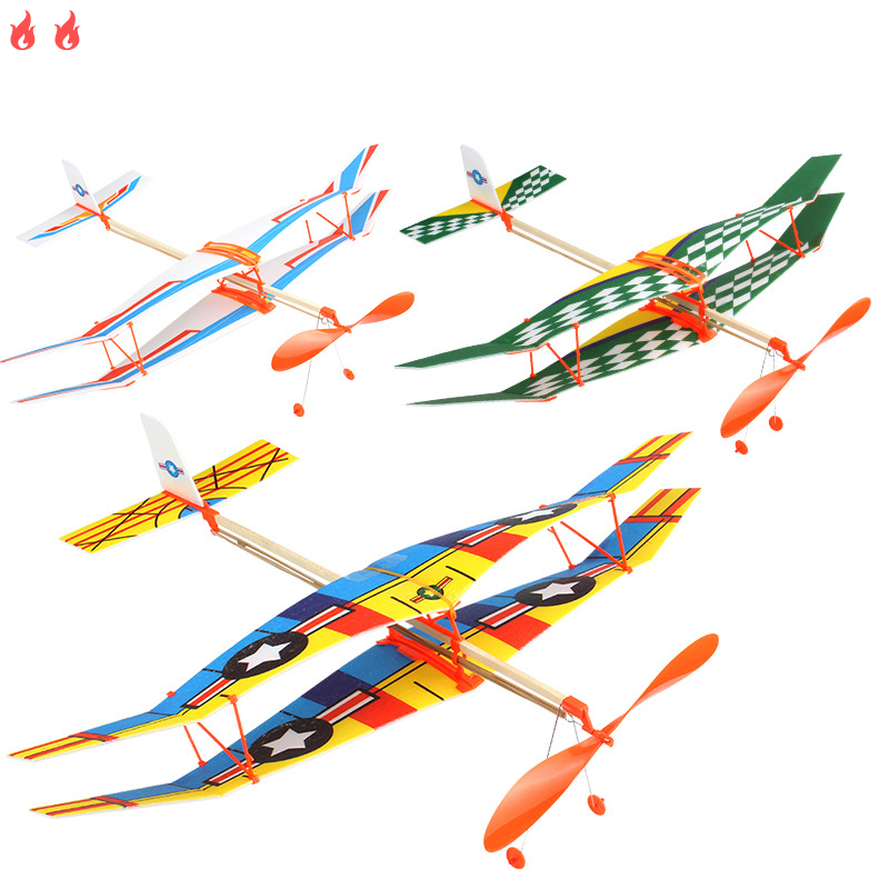 Tensible động cơ máy bay quán tính bọt tàu lượn máy bay đồ chơi mô hình