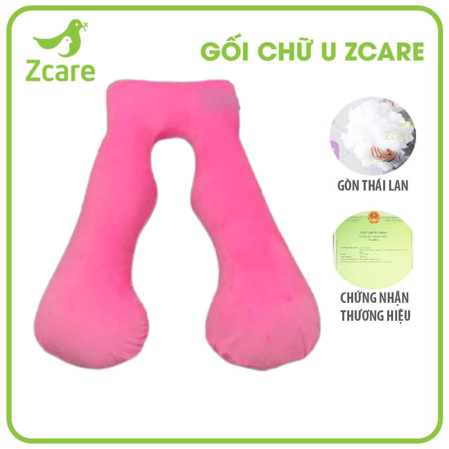 Gối ôm bà bầu ZCARE Cho Bà Bầu Ngủ Ngon, Đỡ Chuột Rút, Tê Chân