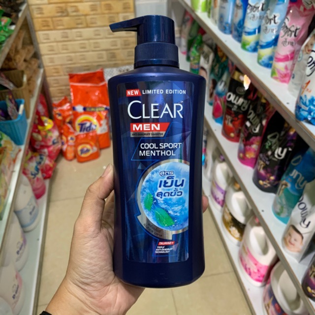 Dầu gội clear men 450ml thái lan sạch gàu sảng khoái
