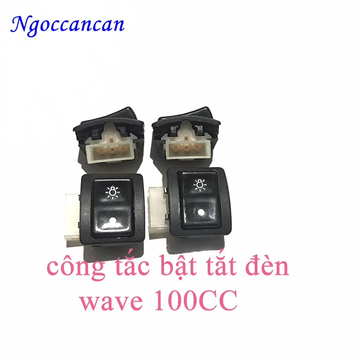 Công tắc bật tắt đèn xe wave a cá rs 100cc