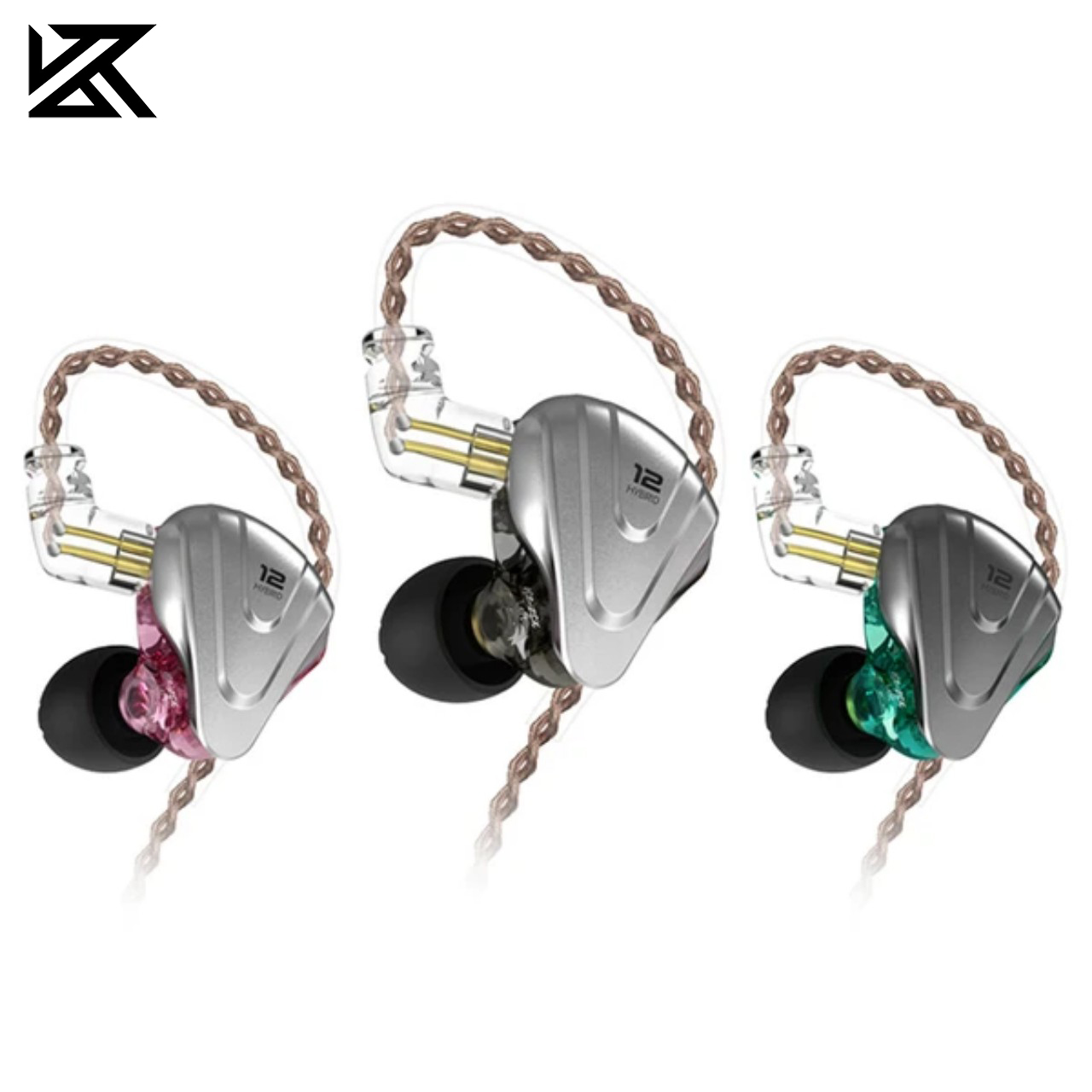 Tai nghe KZ ZSX - 12 Driver công nghệ hybrid, âm thanh cực tốt có Micro