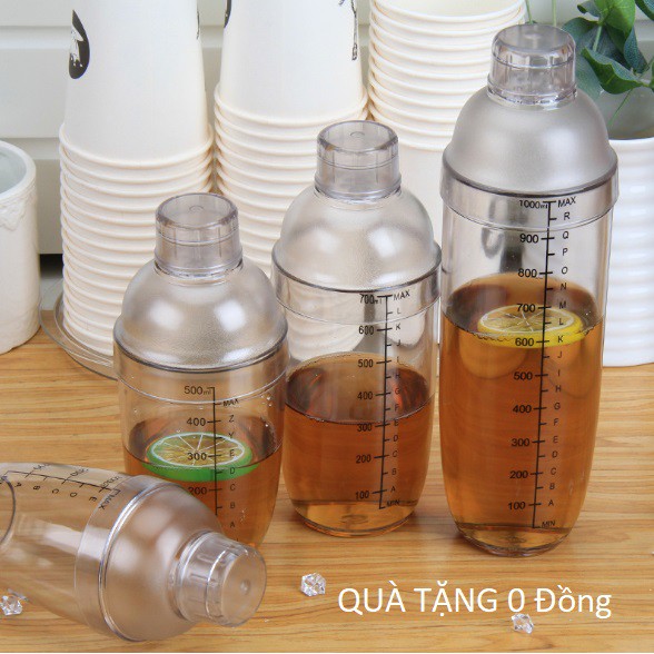 Bình Lắc Shaker 500Ml Loại Tốt