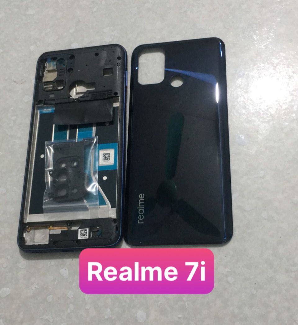 Bộ vỏ realme 7i / realme c17 (gồm sườn,lưng,kính cam,nút tăng giảm