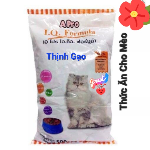 Thức ăn cho mèo Apro 500G vitamin&rau củ