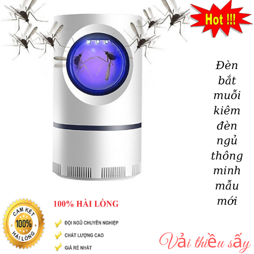 Đèn Bắt Muỗi Tự Động Diện Côn Trùng Kiêm Đèn Ngủ Thông Minh Mẫu Mới