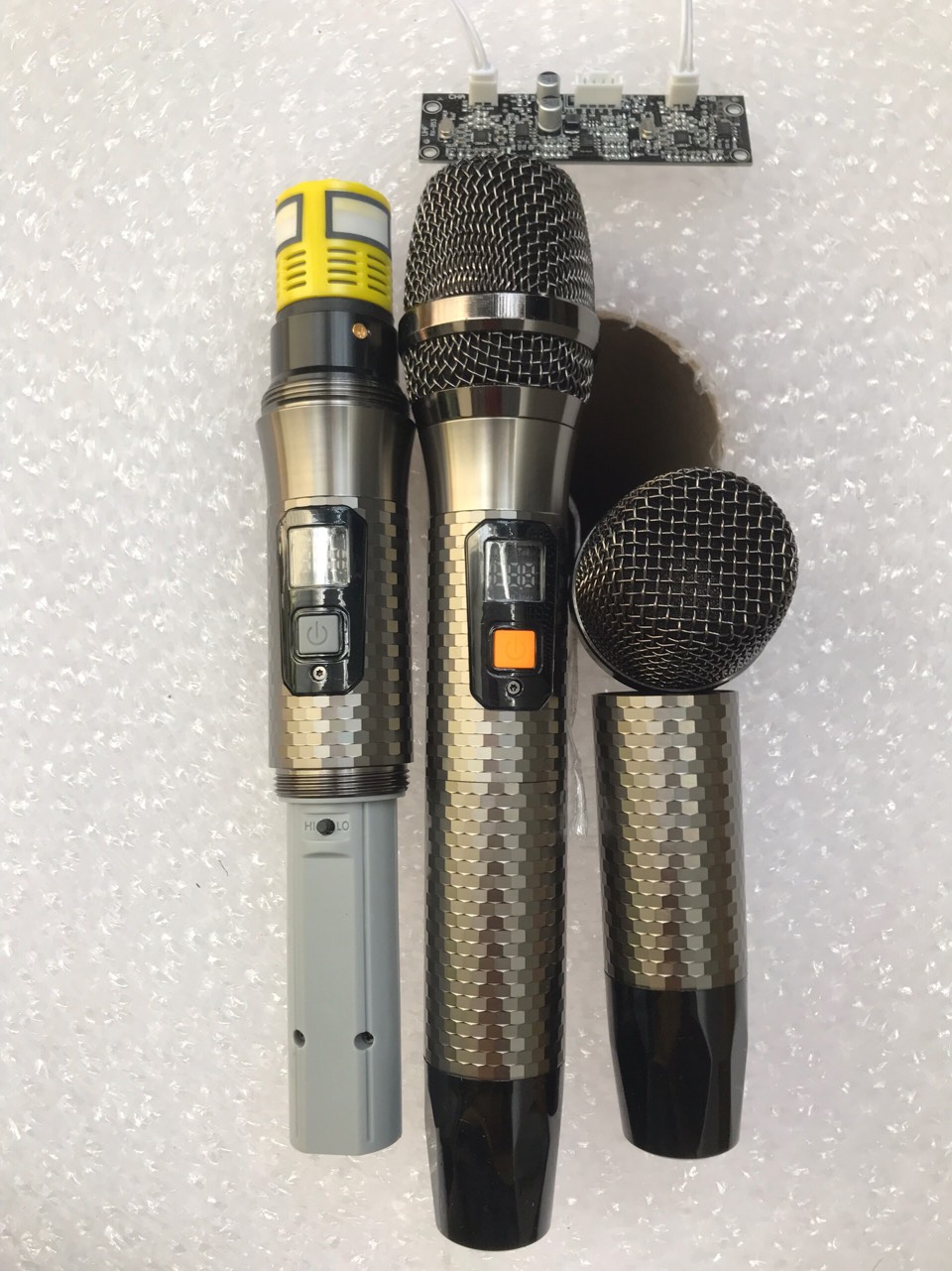 Micro + bo mic vân kim cương ms55