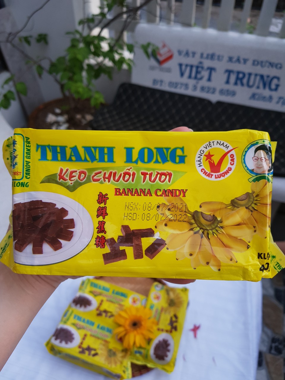 KẸO CHUỐI TƯƠI THANH LONG (TÚI CAO CẤP 480GR)-BÁCH HÓA SỈ BOBEN