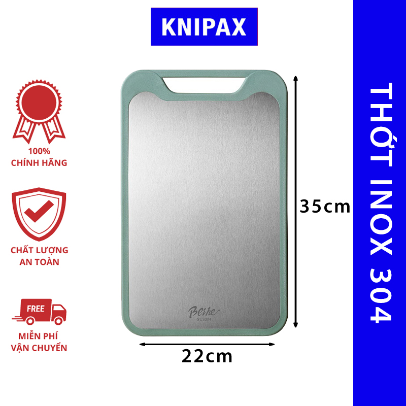Thớt inox 304 kháng khuẩn, chống rỉ đa năng, Thớt kháng khuẩn Nhật Bản inox 304 -K1781