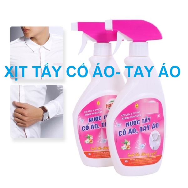 Chai xịt tẩy vết bẩn cổ áo tay áo hando 500ml gsg884