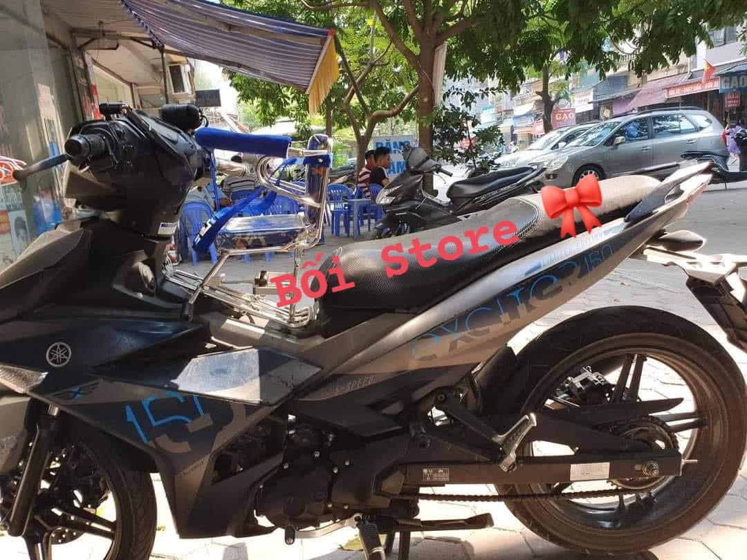 Ghế ngồi xe máy Exciter, Winner có gác chân,có vòng cho bé-An toàn cho bé