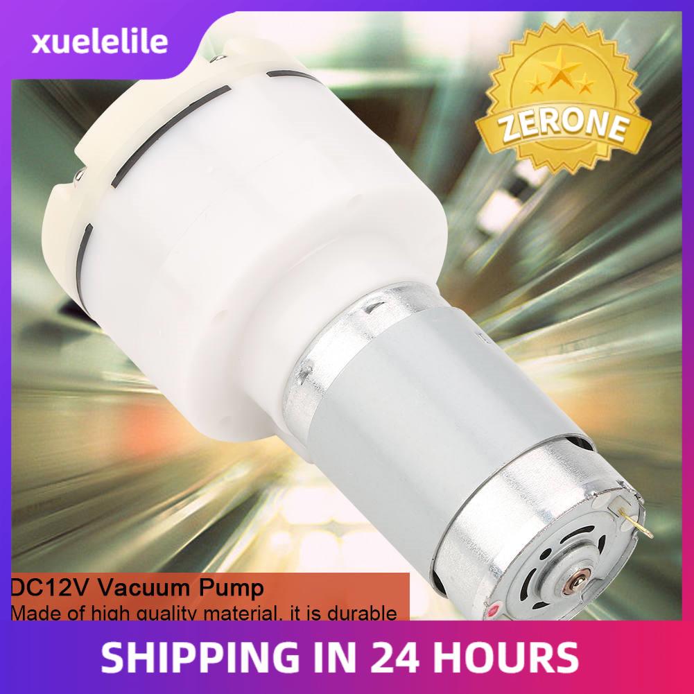 Bơm Hút Chân Không Không Không Khí DC 12V Nhỏ Tiếng Ồn Thấp Thời Gian Làm Đầy Ngắn Máy Bơm Hút Chân Không Không