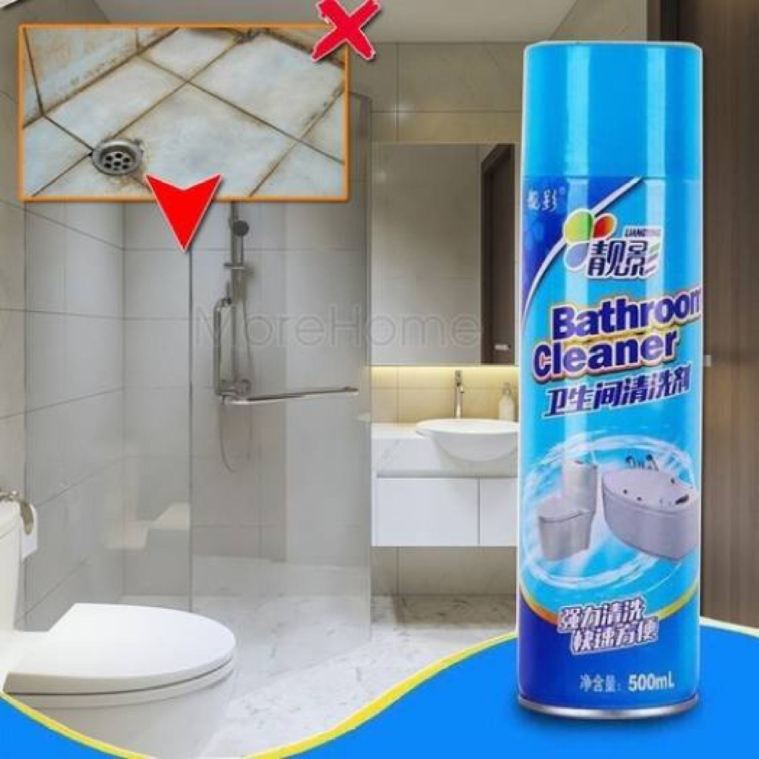Chai Xịt Vệ Sinh Bọt Tuyết Phòng Tắm Bathroom Cleaner Siêu Sạch
