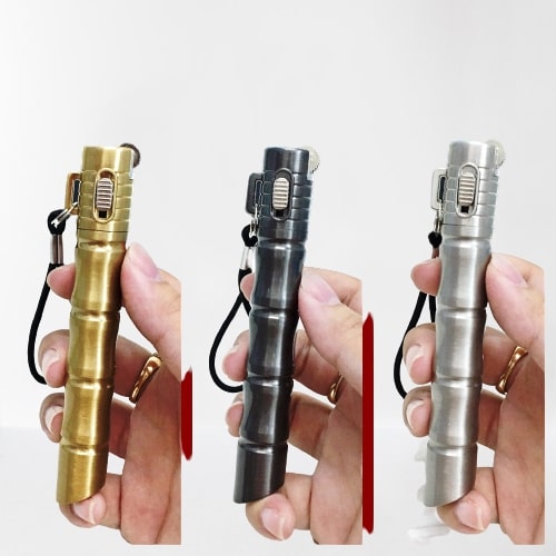 Bật lửa gas đá rảnh tay hình cây trúc