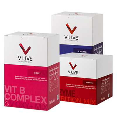 BỘ 3 SẢN PHẨM VLIVE INTERNATIONAL V-OXY+, V-TRITION, V-NERAL