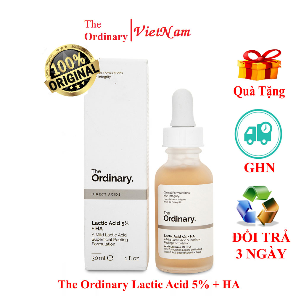 [HN] The Ordinary Lactic Acid 5% + HA 30ML Làm Sáng Và Đều Màu Da