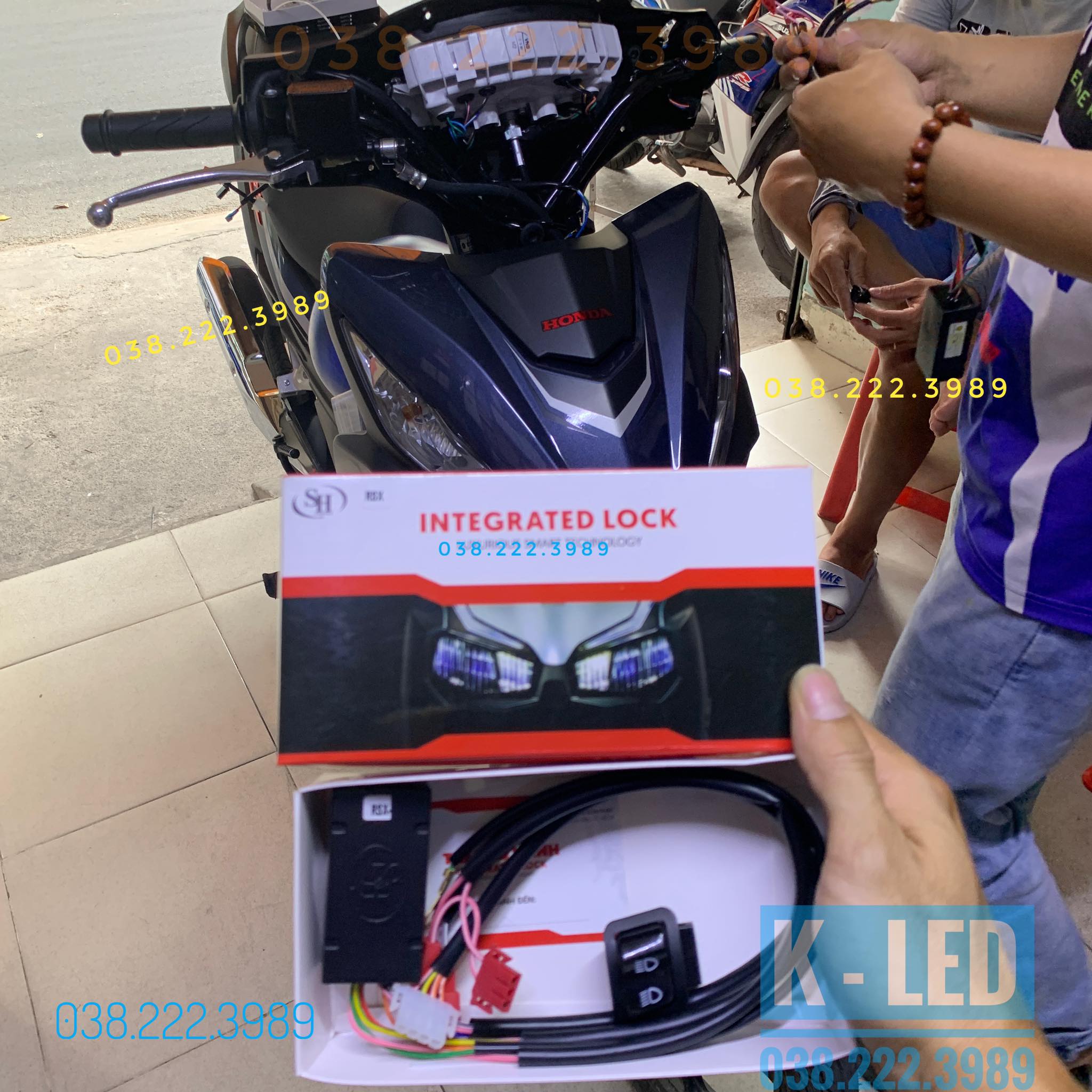 [HCM]Mạch Bật Tắt Đèn Pha Xe Wave Rsx Full Giắc Cắm | INTEGRAPTED LOCK
