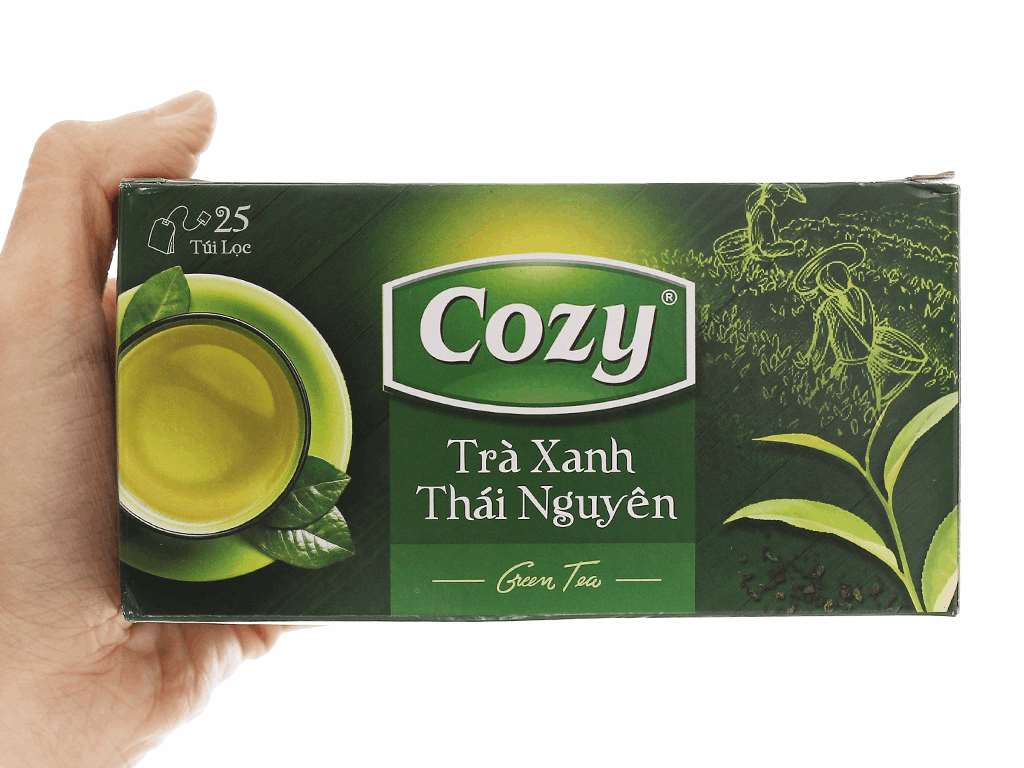 Trà Xanh Thái Nguyên COZY Túi Lọc 50G THAI NGUYEN GREEN TEA