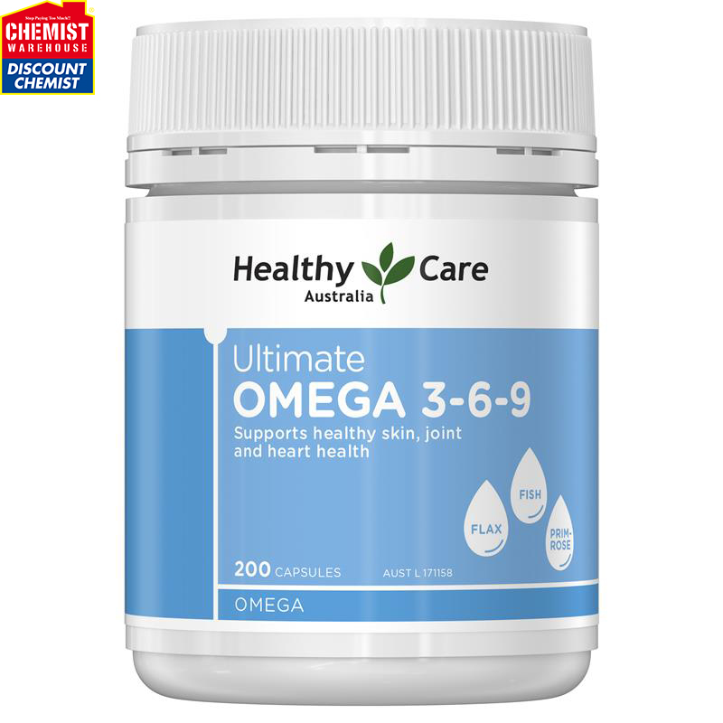 Viên uống Ultimate Omega 3 6 9 Healthy Care – Dưỡng chất cần thiết cho sức khỏe và tim mạch 200v
