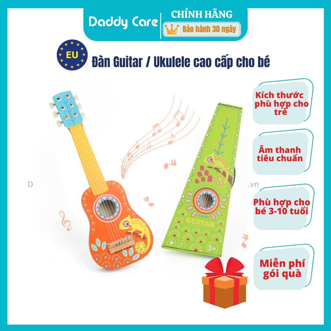 Đồ Chơi Đàn Guitar, Đàn Ukulele Mideer Cho Bé