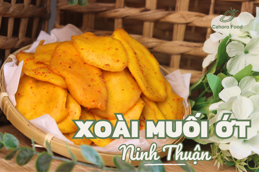 Xoài Sấy Dẻo Muối Ớt NINH THUẬN – Chua Cay Hài Hòa, Càng Ăn Càng Ghiền [CAHORO FOOD]