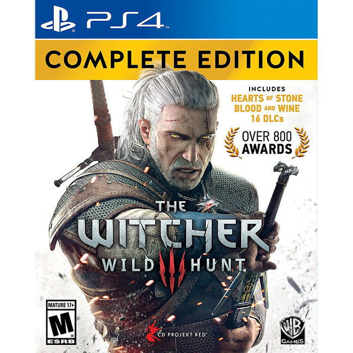Đĩa Game Ps4 The Witcher 3 Wild Hunt Complete Edition