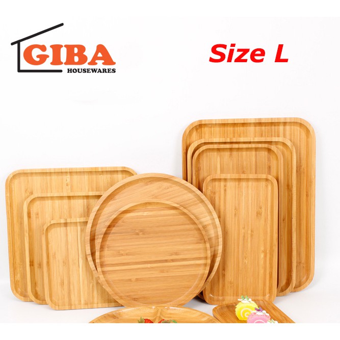 Khay Gỗ Tròn - Vuông - Chữ Nhật (Size Lớn)