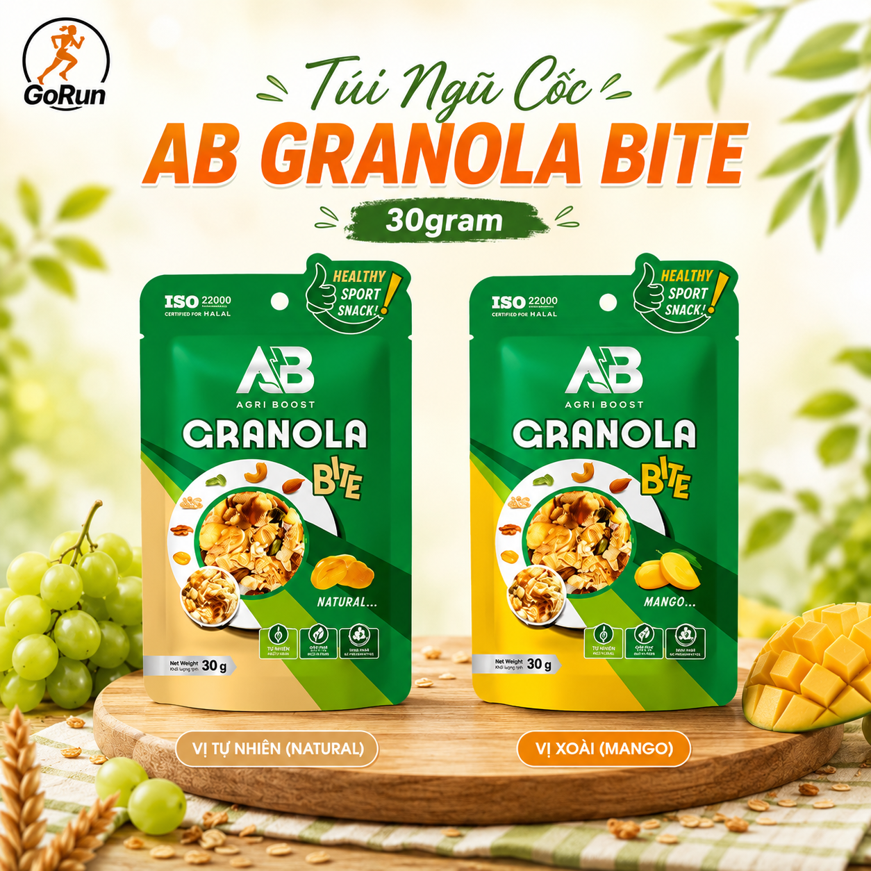 Túi Ngũ Cốc AB Granola Bite 30gram