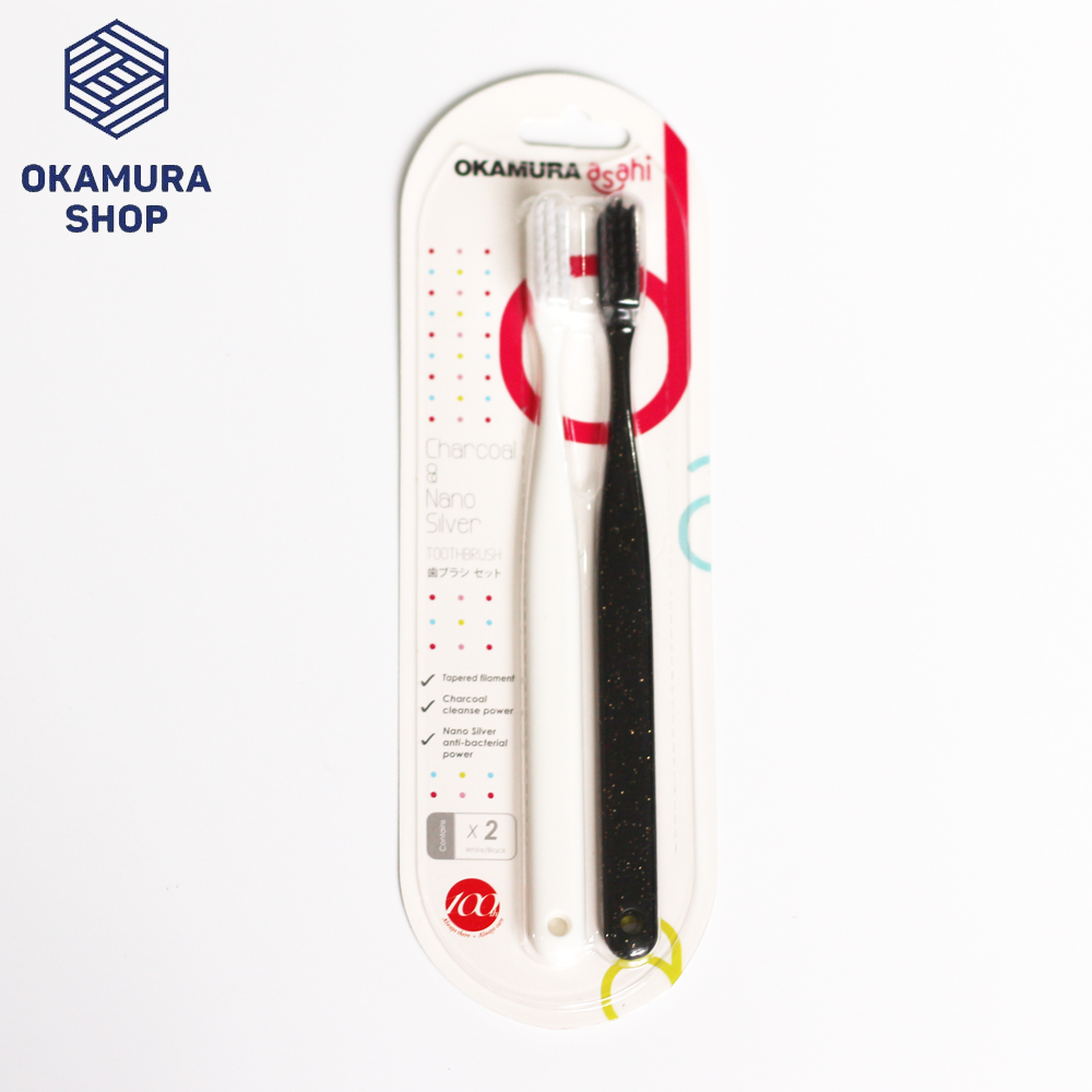 [HCM]Bàn chải đánh răng đôi Okamura Asahi Nhật Bản