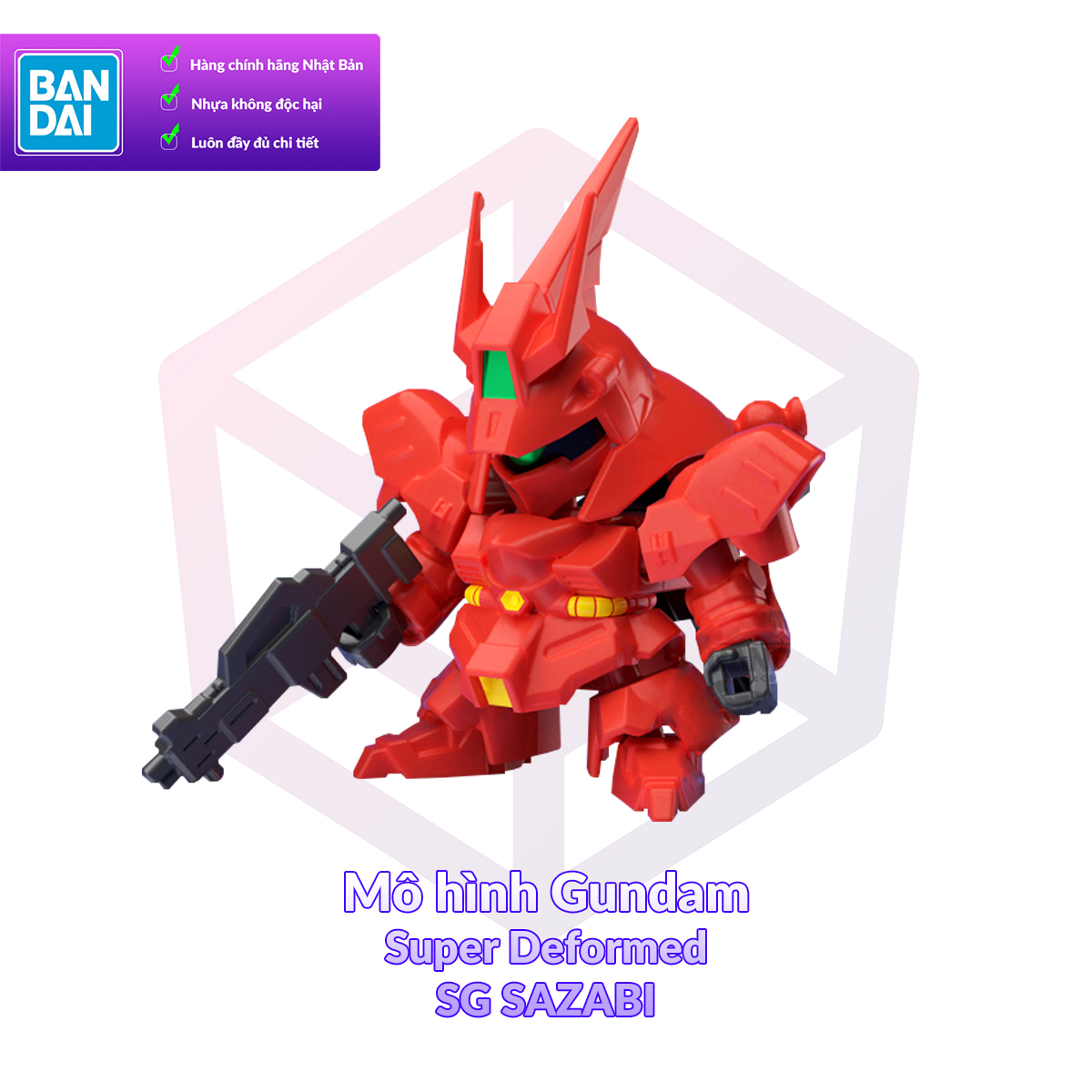 [7-11/12 VOUCHER 8%]Mô Hình Gundam Bandai Mini Pla Gundam Build Divers Super Shock Gundam [GDB] [BMP]