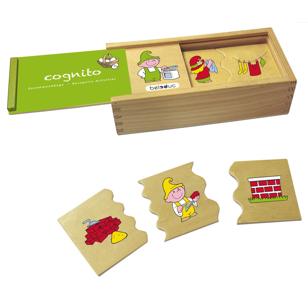 Montessori  Bộ Ghép Hình Tư Duy Cognito Game Cho trẻ 4+ - Đồ Chơi Phát