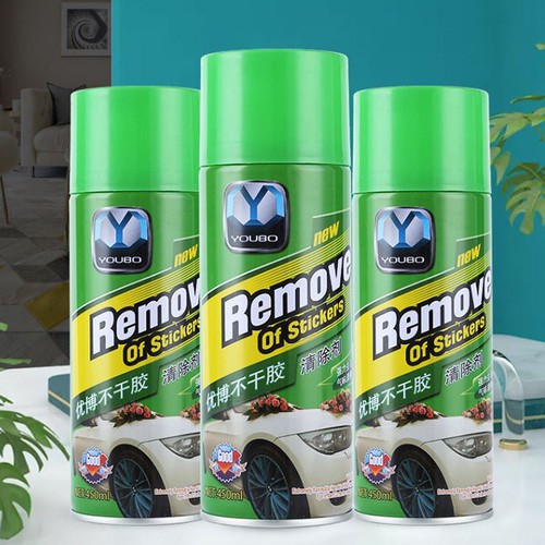 Chai xịt tẩy keo Remove Of Stickers 450ml,Dung dịch tẩy xoá bỏ nhãn dán trên xe hơi đa ngăng