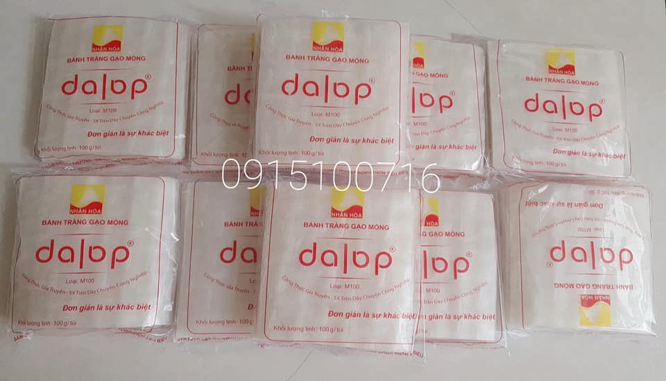 [HCM]10 GÓI BÁNH TRÁNG CUỐN CHẢ RAM BÌNH ĐỊNH  [1KG]