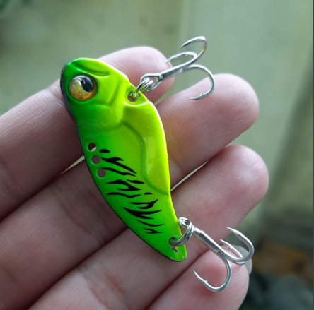 Mồi câu lure cá sắt VIB , mồi lure cá lóc siêu nhạy