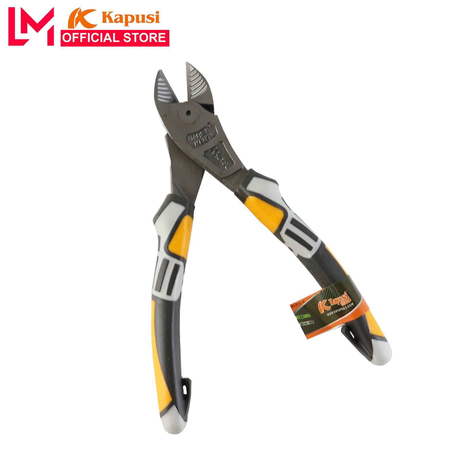 Kìm cắt 7 in Kapusi cao cấp - Kìm cắt théo CRV siêu cứng Ngọt tay