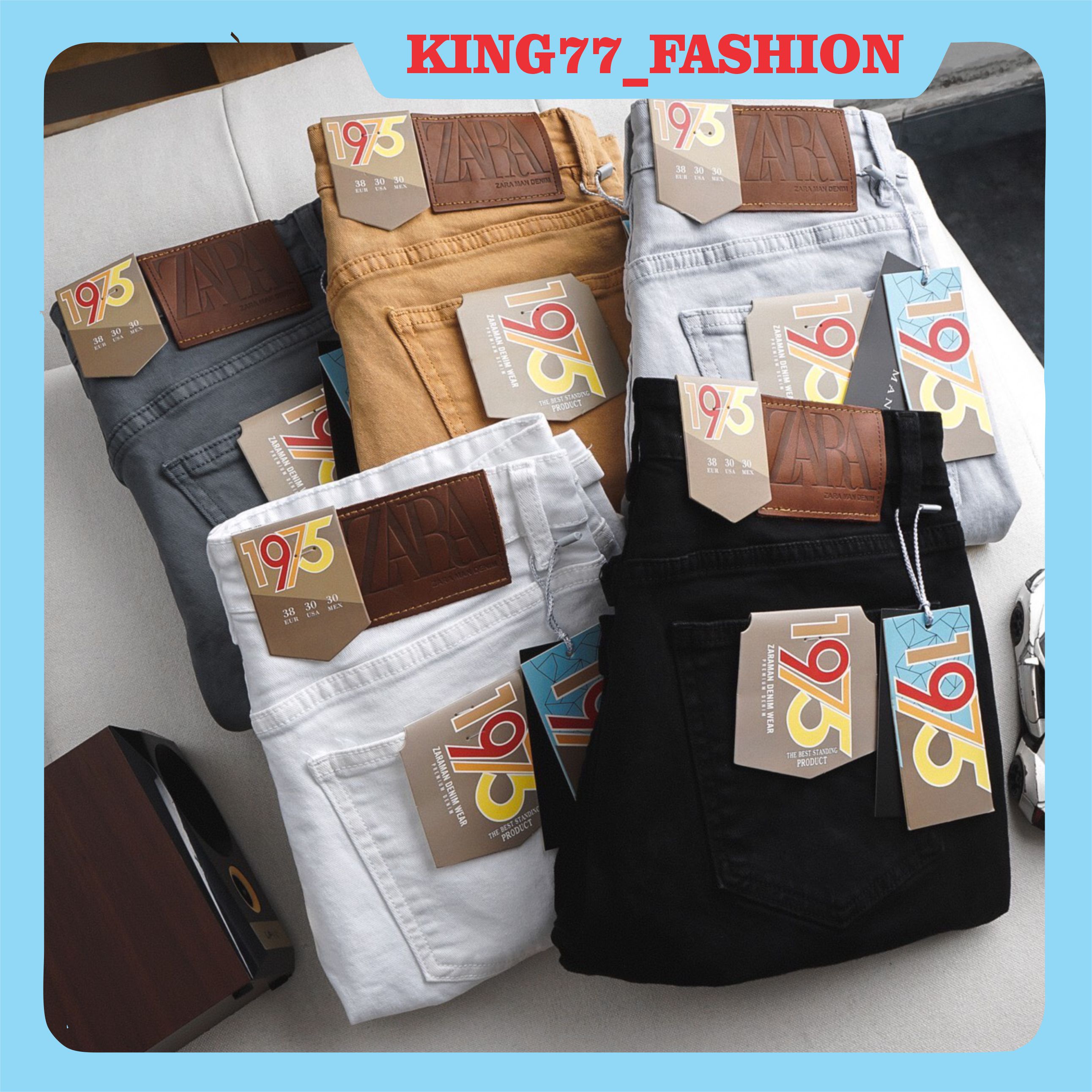 Quần short jean nam trơn ZR cao cấp nhiều mẫu chất bò vải dày co dãn tốt mẫu mới KING77_FASHION