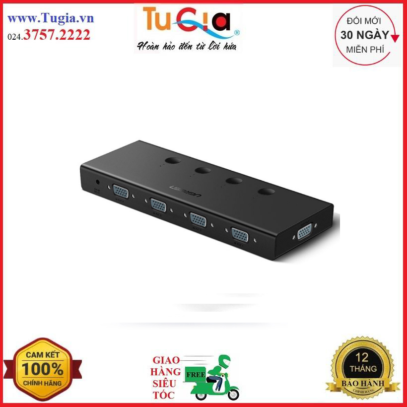 Bộ chia vga 1 ra 4 ugreen 50292 - hàng chính hãng