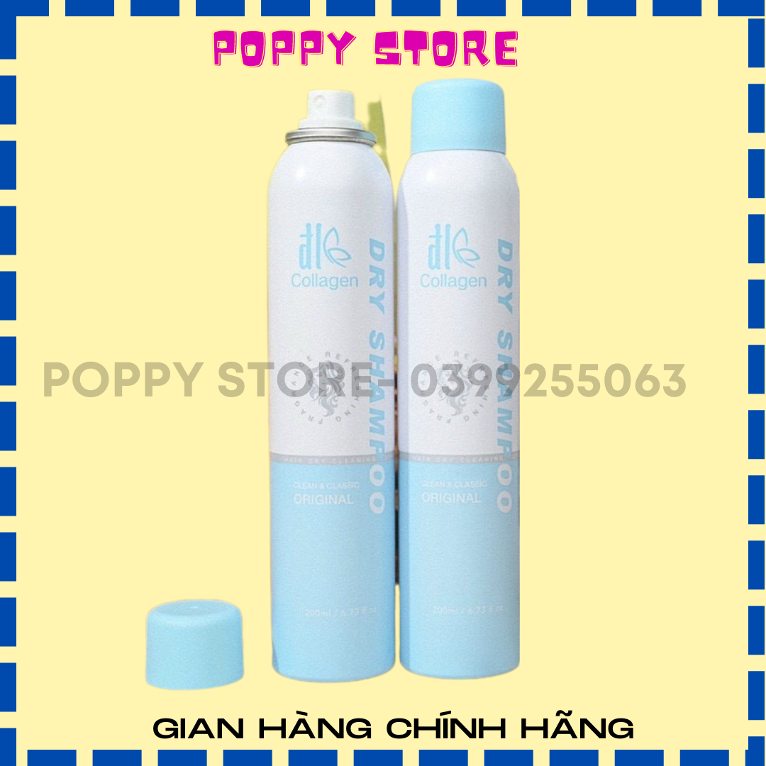 Dầu gội khô dl collagen 200ml.