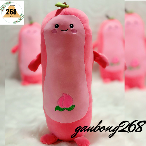 Gấu bông trái đào - gối ôm trái đào - gaubong268