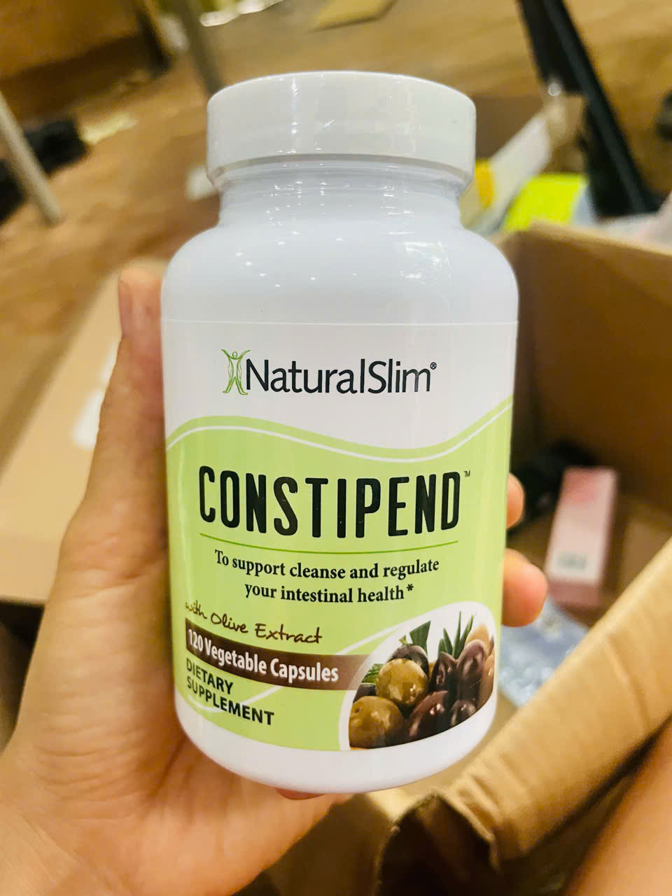 Thực phẩm chức năng Làm sạch đại tràng và giảm táo bón, 120 viên,NaturalSlim Constipend