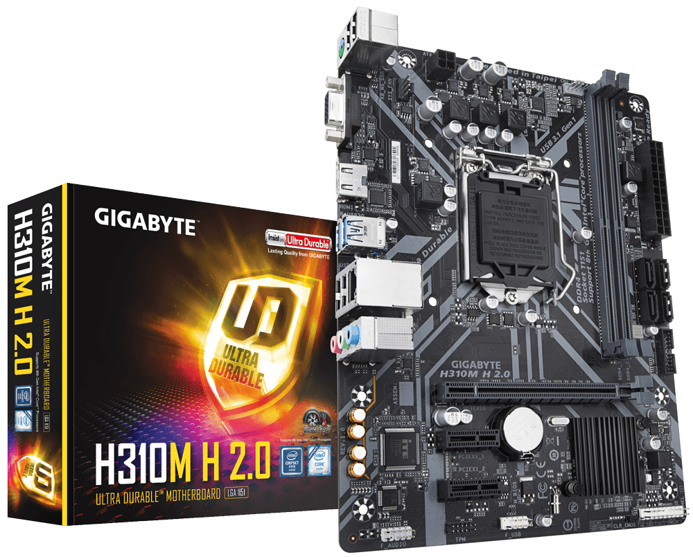 Mainboard gigabyte h310m h 2.0 - đã qua sử dụng