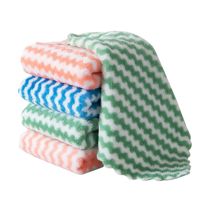 Khăn lau đa năng bằng vải microfiber siêu bền 25*25cm