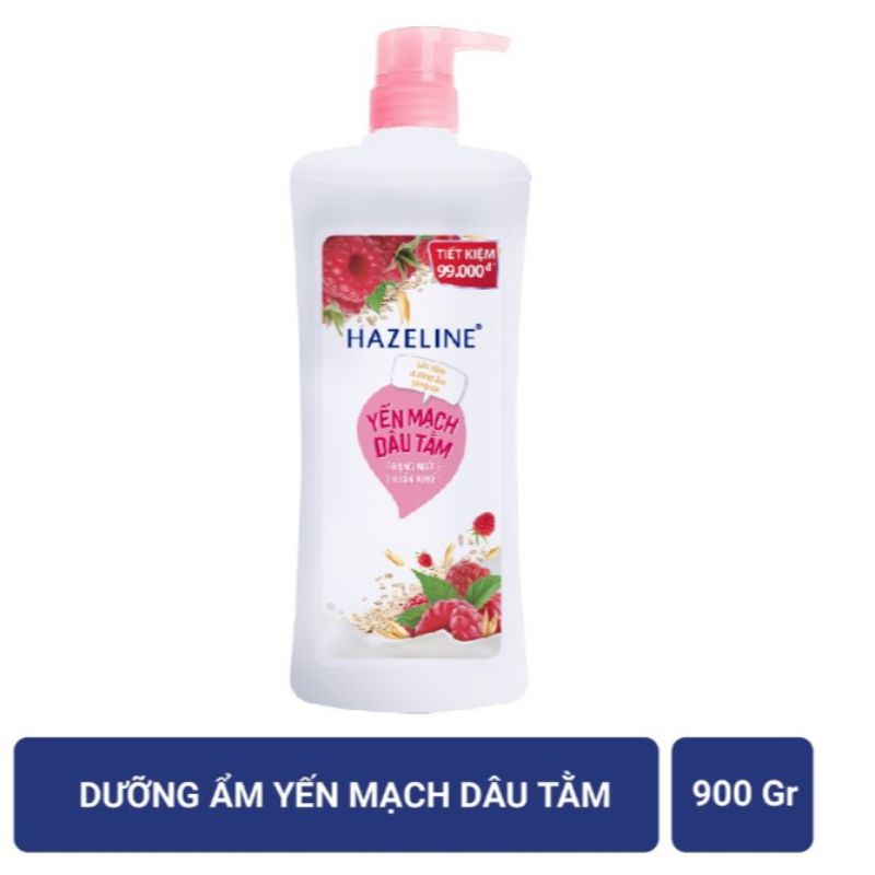 Sữa tắm dưỡng da hazeline chai 900g