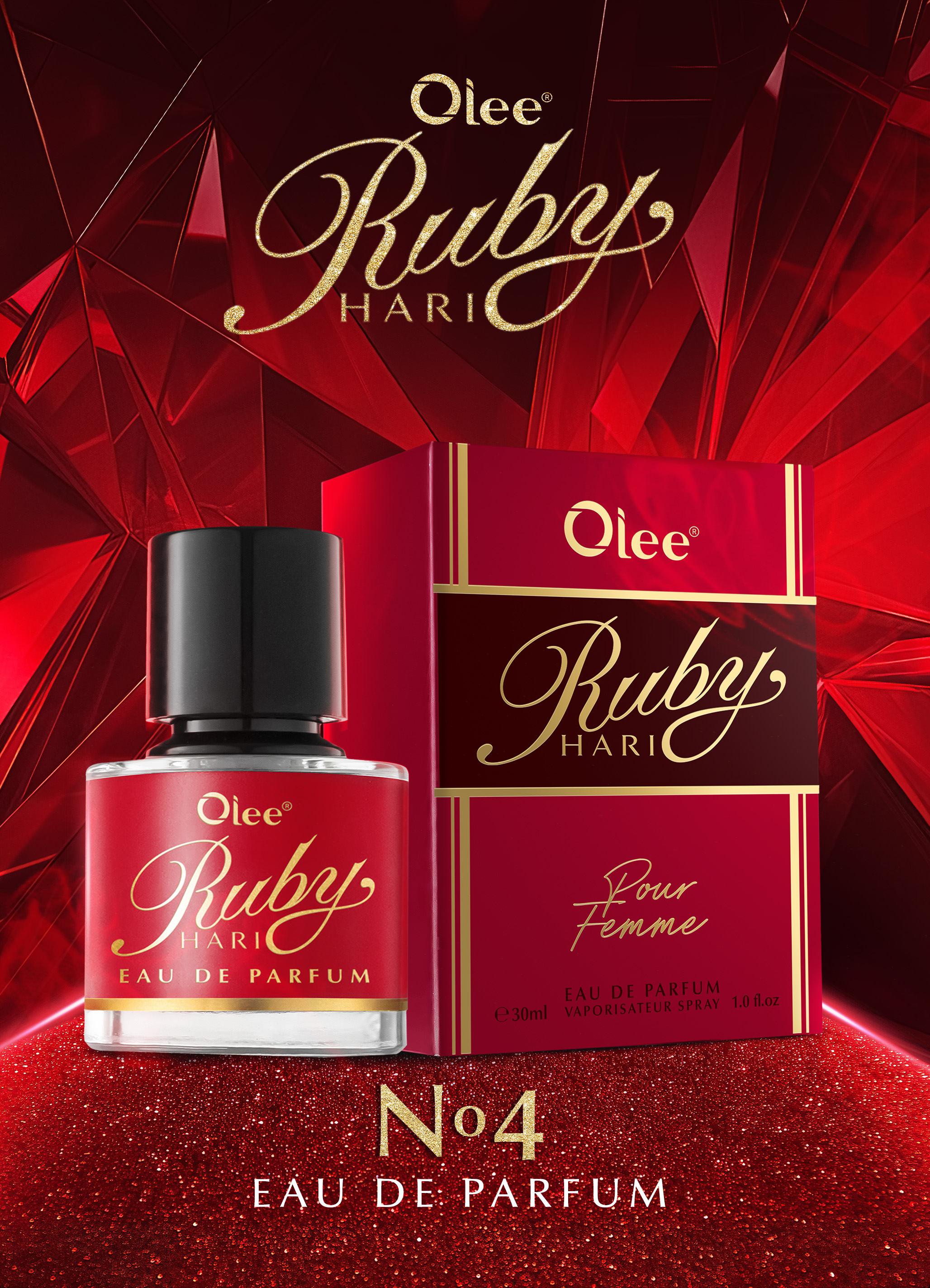 Nước hoa nữ ngọt ngào olee ruby giá 2 chai